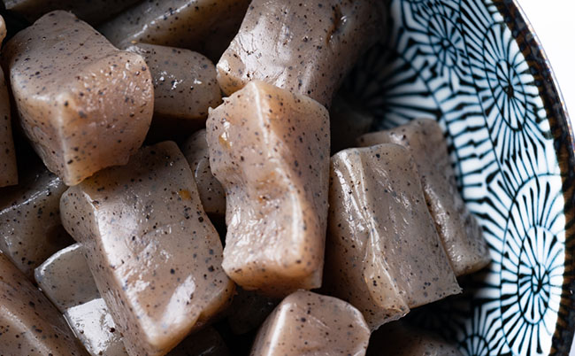 Simmered,Yam,Cake.boiled,Konjac.simmered,Konjac.