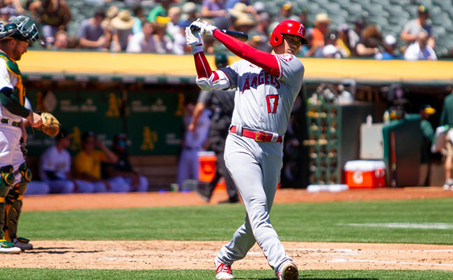 Oakland,,California,-,August,10,,2022:,Los,Angeles,Angels,Dh