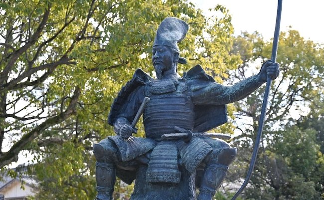 Statue of Oda Nobunaga in Okehazama Battlefield Park