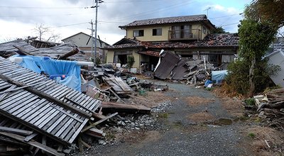The,Collapsed,Buildings,On,January,8,,2017,-,After,Kumamoto