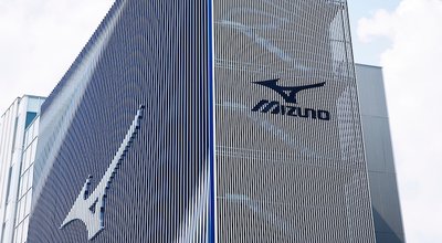 Osaka,Japan - July 31,2021:Mizuno logo. is one of Japan's leading comprehensive sporting goods manufacturers.