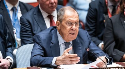 Russian,Foreign,Minister,Sergey,Lavrov,Speaks,During,Sc,Meeting,On