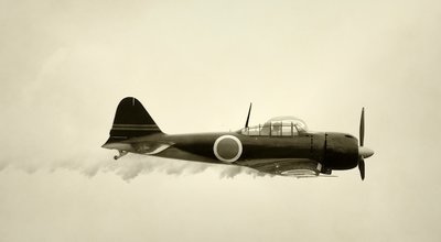 World War II era Japanese fighter plane
