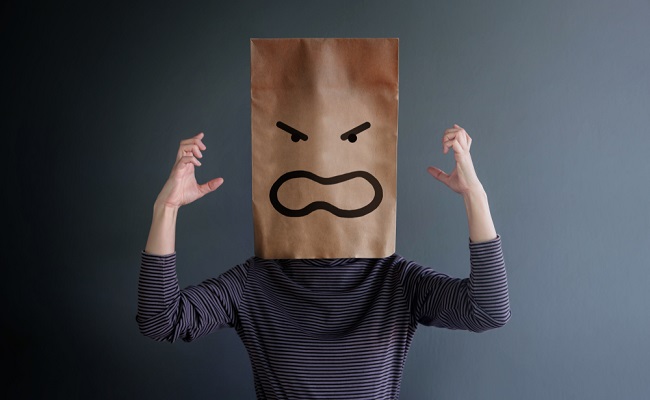 Customer,Experience,Or,Human,Emotional,Concept.,Woman,Covered,Her,Face