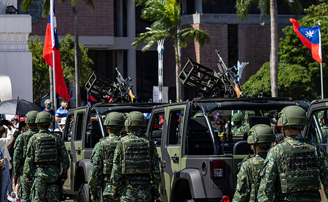 Chiang,Kai-shek,Memorial,Hall,taipei,City,taiwan,october,10,,2021:army,Team,Preparing,To