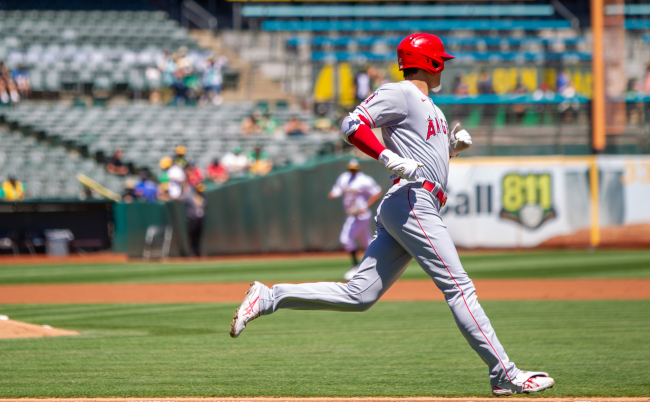 Oakland,,California,-,August,10,,2022:,Los,Angeles,Angels,Dh