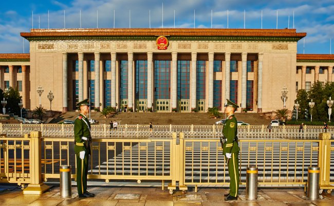 Beijing,,,China,-,September,24,,2014:,Chinese,Soldiers,In