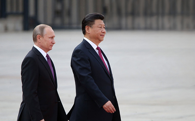 Russian,President,Vladimir,Putin,(l),And,Chinese,President,Xi,Jinping