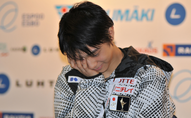 Espoo,,Finland,-,Oct,05:,Yuzuru,Hanyu,Of,Japan,,Winner