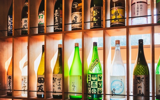 Tokyo,,Japan,-,Jul19,,2023,:,Sake,Bottles,On,Shelf