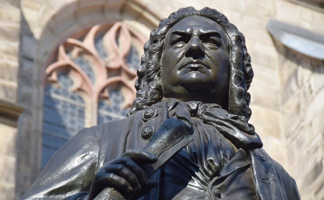 Johann Sebastian Bach monument in Leipzig