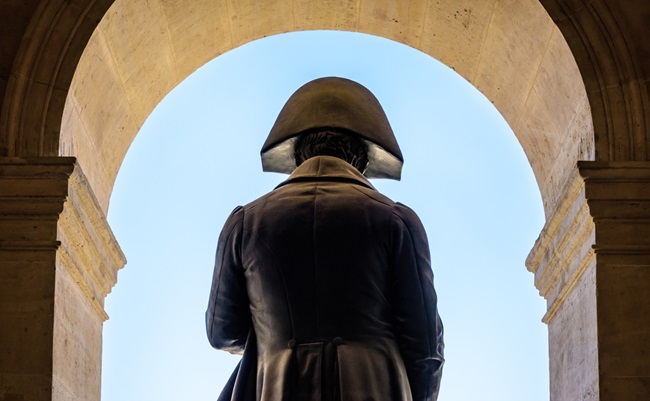 Rear,View,Of,The,Statue,Of,Napoleon,Bonaparte,In,The