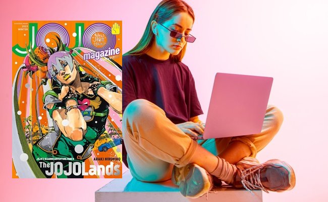 Modern,Girl,With,Laptop,,Tablet,Computer.,Free,Creativity.,Young,Blogger