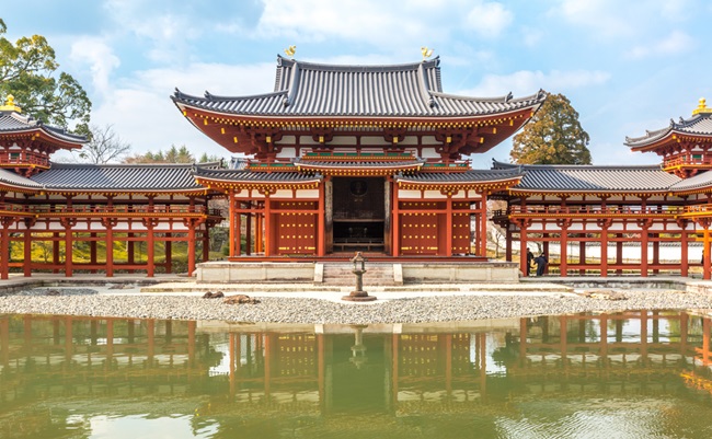 Uji,,Kyoto,,Japan,-,Feb,11:,Byodoin,Temple,Built,In