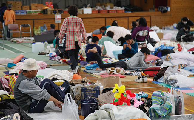 Kumamoto,,Japan,-,April,16:,Earthquake,Survivors,Stay,At,The