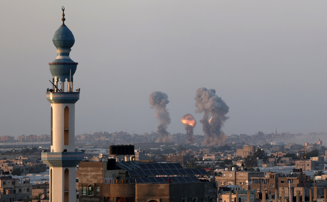 Israeli,Air,Strikes,On,The,City,Of,Rafah,In,The