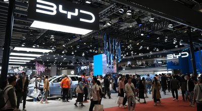 Shanghai,china-april,22nd,2023:,Byd,Auto,Booth,At,Shanghai,Auto,Show