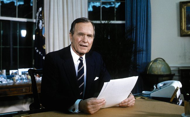 Washington,Dc.,Usa,,27th,February,,1991,President,George,H.w.,Bush