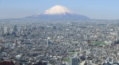 View,Of,Tokyo,City,With,Mount,Fuji,In,The,Background