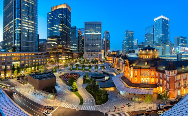 Tokyo,Station,At,Twilight,Time.,Tokyo,Station,Is,The,Main