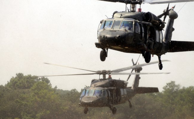 Kill,Devil,Hills,,Nc,-,Aug,5:,Two,Sikorsky,Uh-60