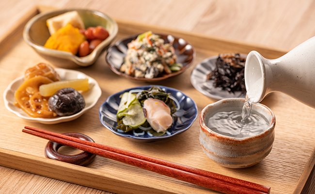 Japanese,Side,Dishes,And,Japanese,Sake