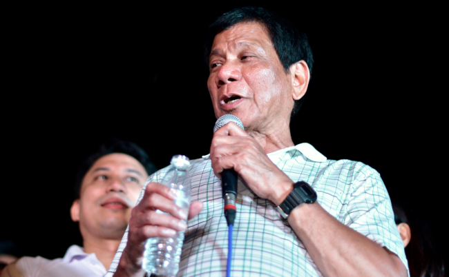 March,19,2016,,Angeles,City,,Philippines.,Rodrigo,Duterte,Campaigning,In