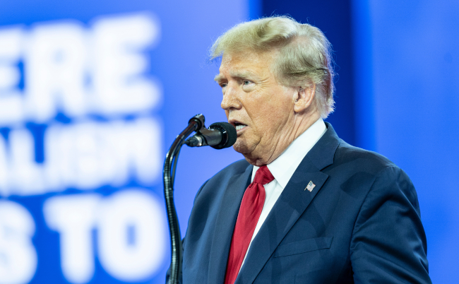 Former,President,Donald,J.,Trump,Speaks,During,Cpac,Conference,2024