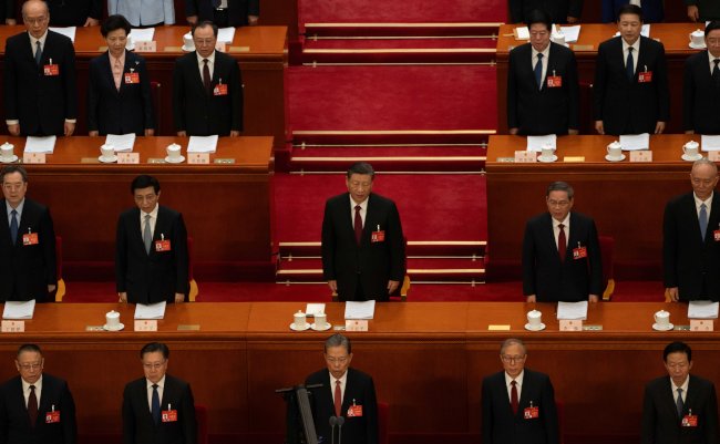 Beijing,,China,-,March,5,2024:,Xi,Jinping,Hearing,Premier