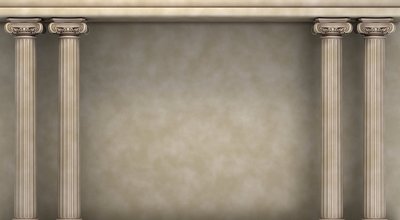 Double,Classic,Pillars,Arc.,3d,Rendering