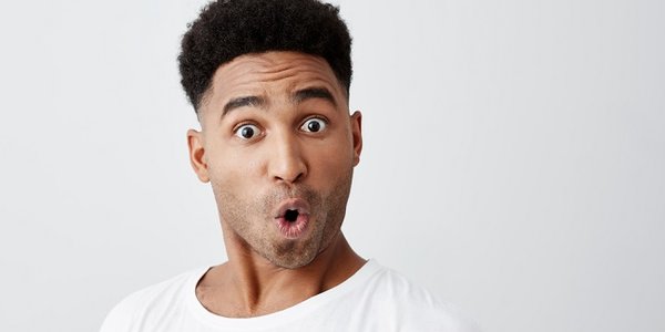 Close,Up,Of,Funny,Handsome,Young,Dark-skinned,Man,With,Afro