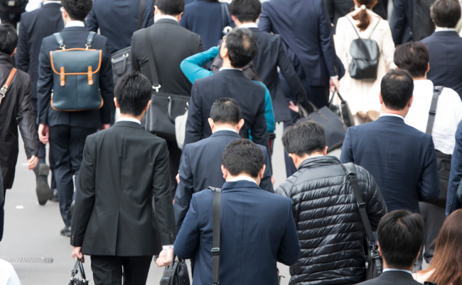 Tokyo,Commuter,Spring,May,Crowd