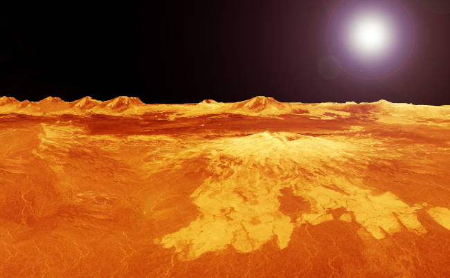 The,Surface,Of,Venus,,The,Irregularities,Of,The,Planet.,Elements