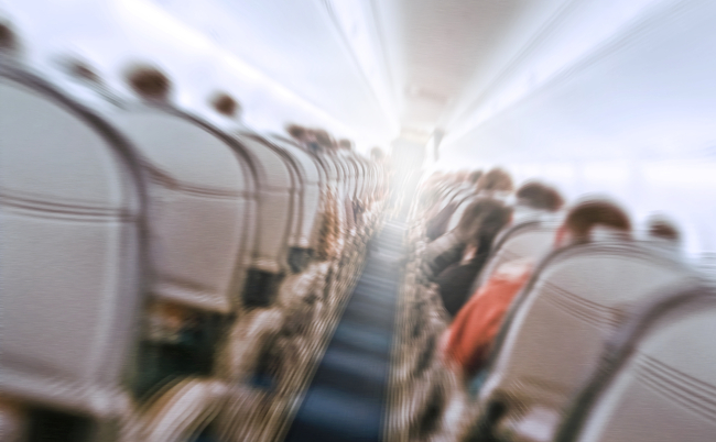 Aerophobias,Concept.,Plane,Shakes,During,Turbulence,Flying,Air,Hole.,Blur