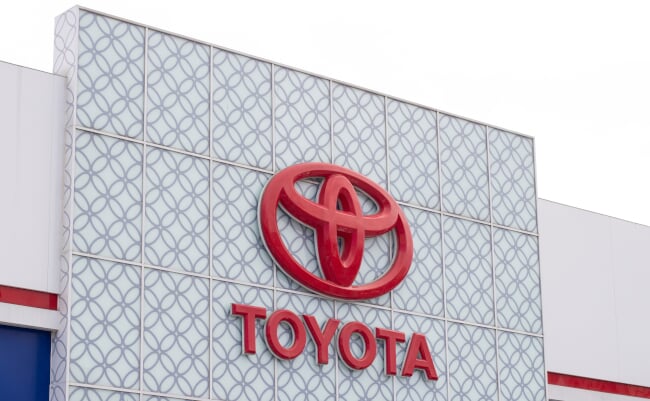 Beijing,,China,-,Oct,13,,2023:,Toyota,Logo,Is,Seen