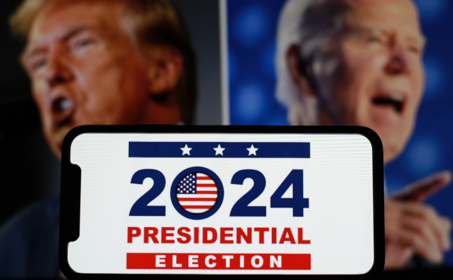 In,This,Photo,The,2024,American,Presidential,Election,Concept,with,Donald