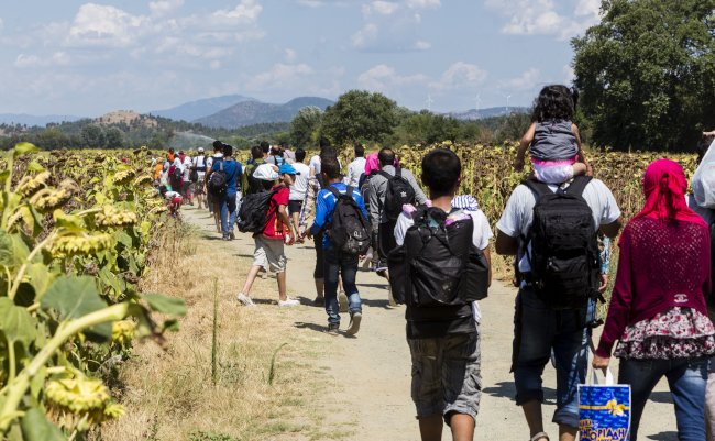 Idomeni,,Greece,-,August,19,,,2015:,Hundreds,Of,Immigrants