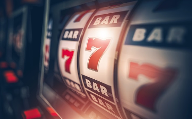 Casino,Slot,Games,Playing,Concept,3d,Illustration.,One,Armed,Bandit