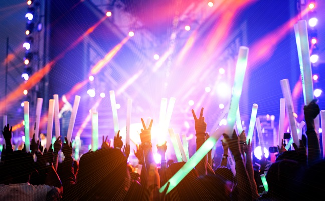 Crowd,Of,Hands,Up,Concert,Stage,Lights,And,People,Fan