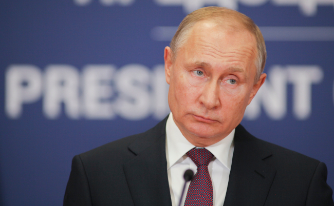 Belgrade,,Serbia,-,January,17,,2019,:,Vladimir,Putin,,The