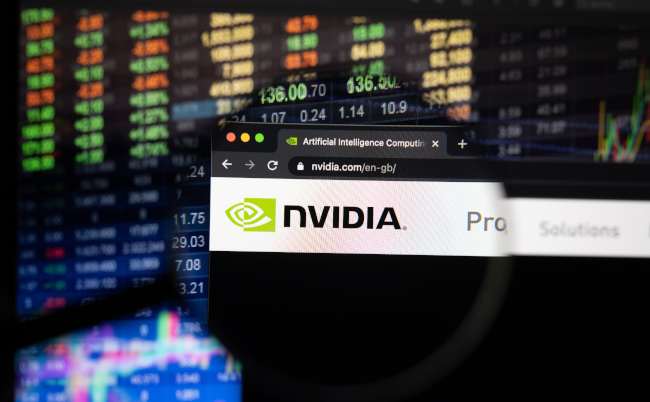 Kaufbeuren,,Germany,-,April,26,,2021:,Nvidia,Company,Logo,On