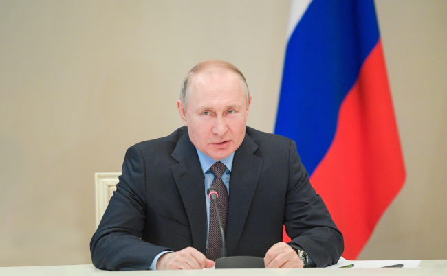 Russian,President,Vladimir,Putin,Arrived,At,Vnukovo,Airport,To,Fly