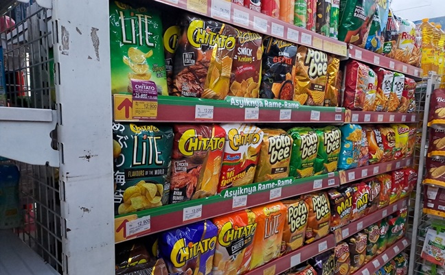 Medan,,October,29,2023:,Various,Snacks,Arranged,On,Shelves,For
