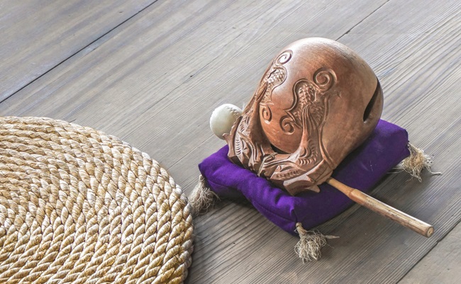 Mokugyo,Wooden,Fish,-,The,Roundish,Solid,Block,Of,Wood