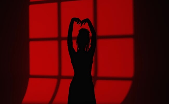 Modern,Dance,Choreography.,Female,Silhouette,Of,Dancer,Dancing,Against,Window