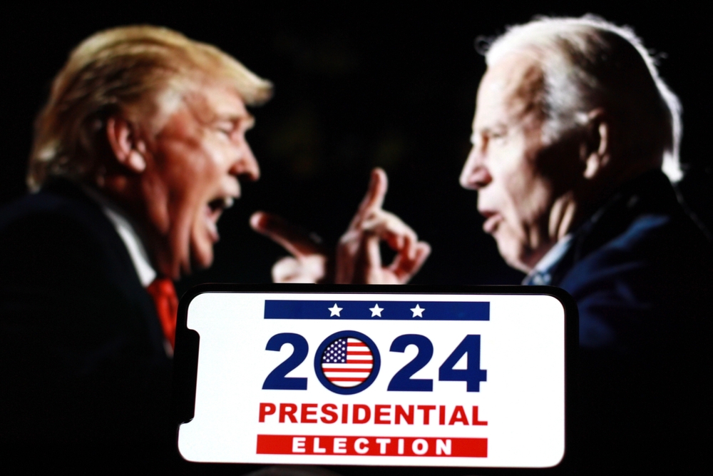 In,This,Photo,The,2024,American,Presidential,Election,Concept,with,Donald