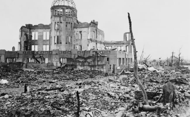 Wrecked,Framework,Of,The,Museum,Of,Science,And,Industry,In