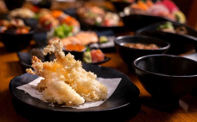 Delicious,Deep,Fried,Japanese,Prawn,-,Tempura
