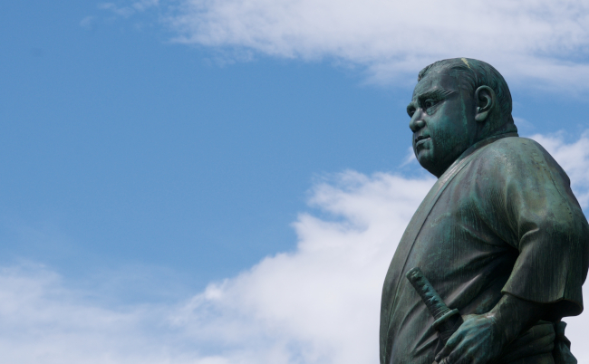 Tokyo,,Japan,-,Sept.,8,,2018:,A,Bronze,Statue,Of