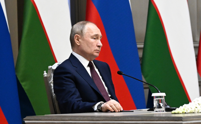 Tashkent,,Uzbekistan,,27,May,,2024.,Russian,President,Vladimir,Putin,During